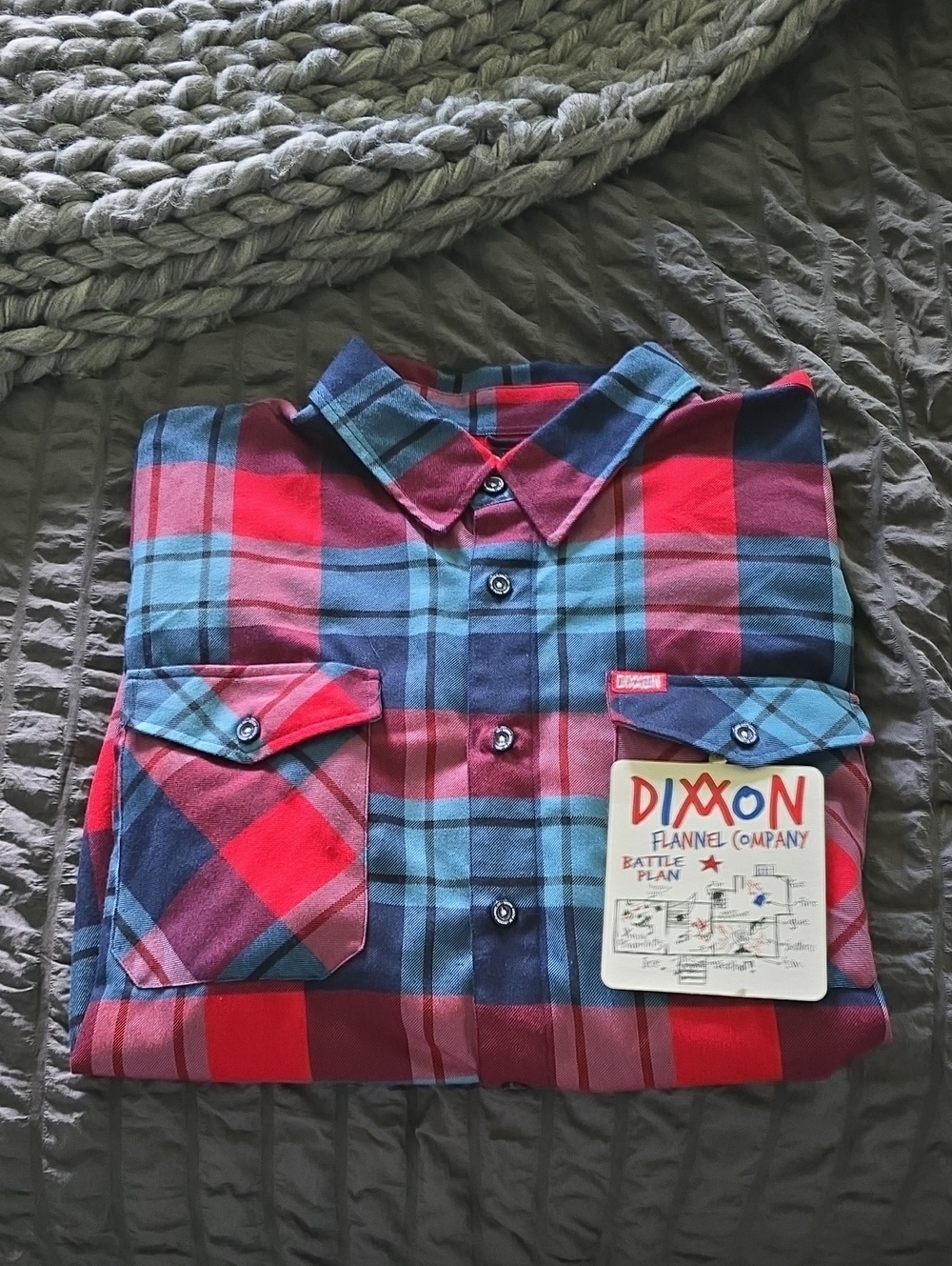 Retired-DIXXON Like NEW McCalister Plaid Flannel Button-Down Shirt